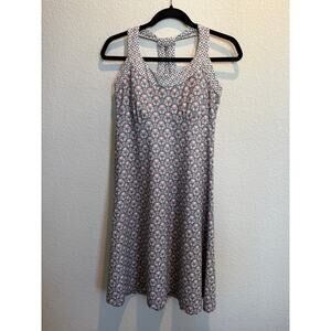 Prana The Cali Racerback Dress Moonrock‎ Botanica Gray L